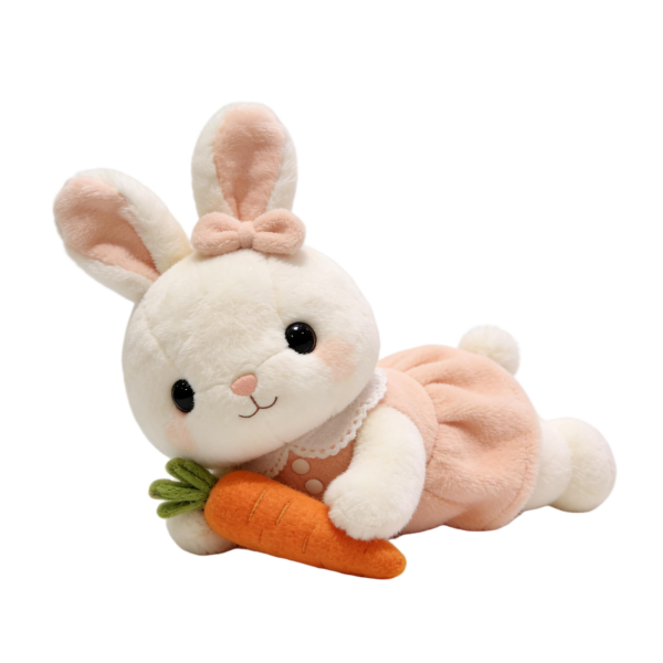 Cute Bunny Plush Toy with Carrot(30 Inches)